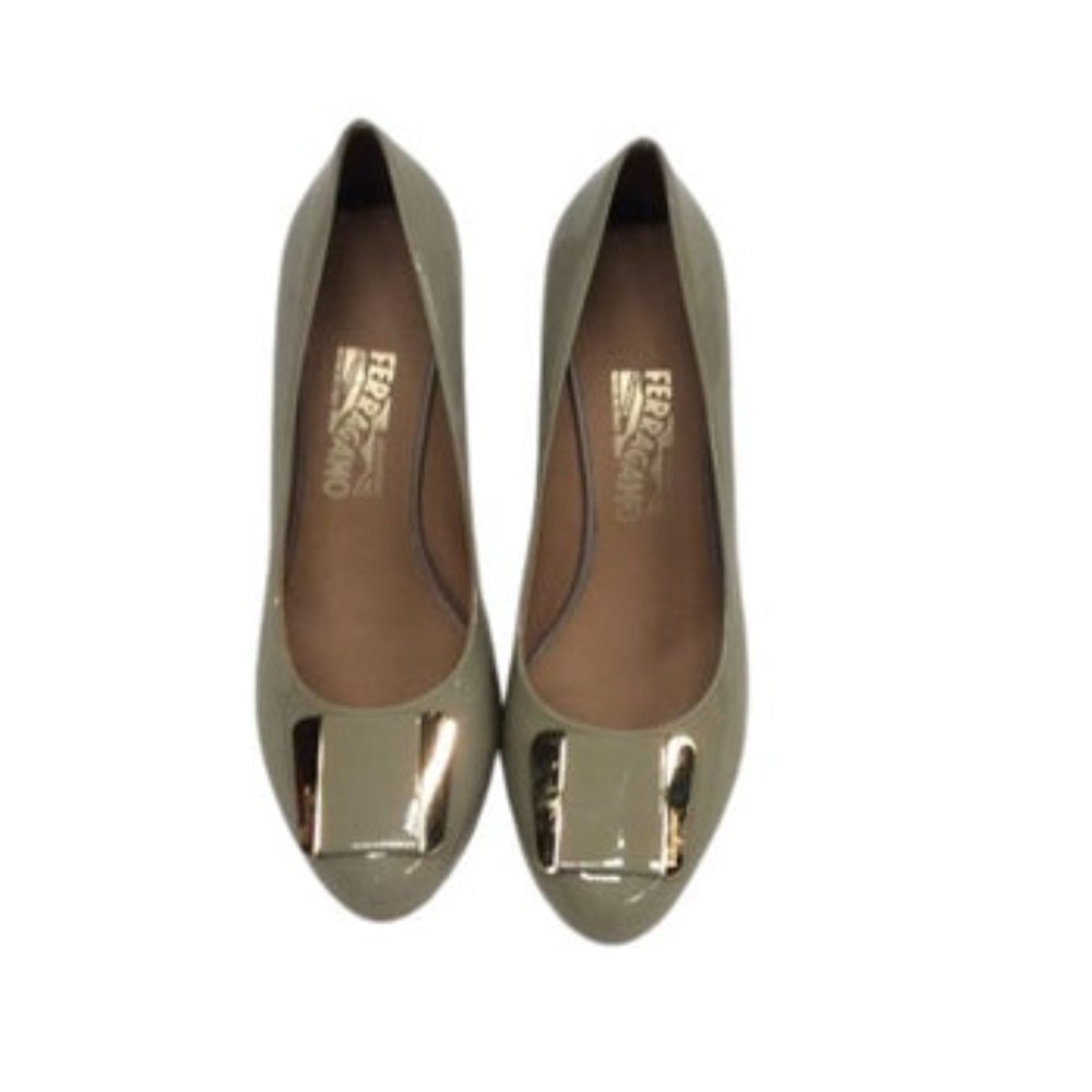 Ferragamo Green High Heels | 9